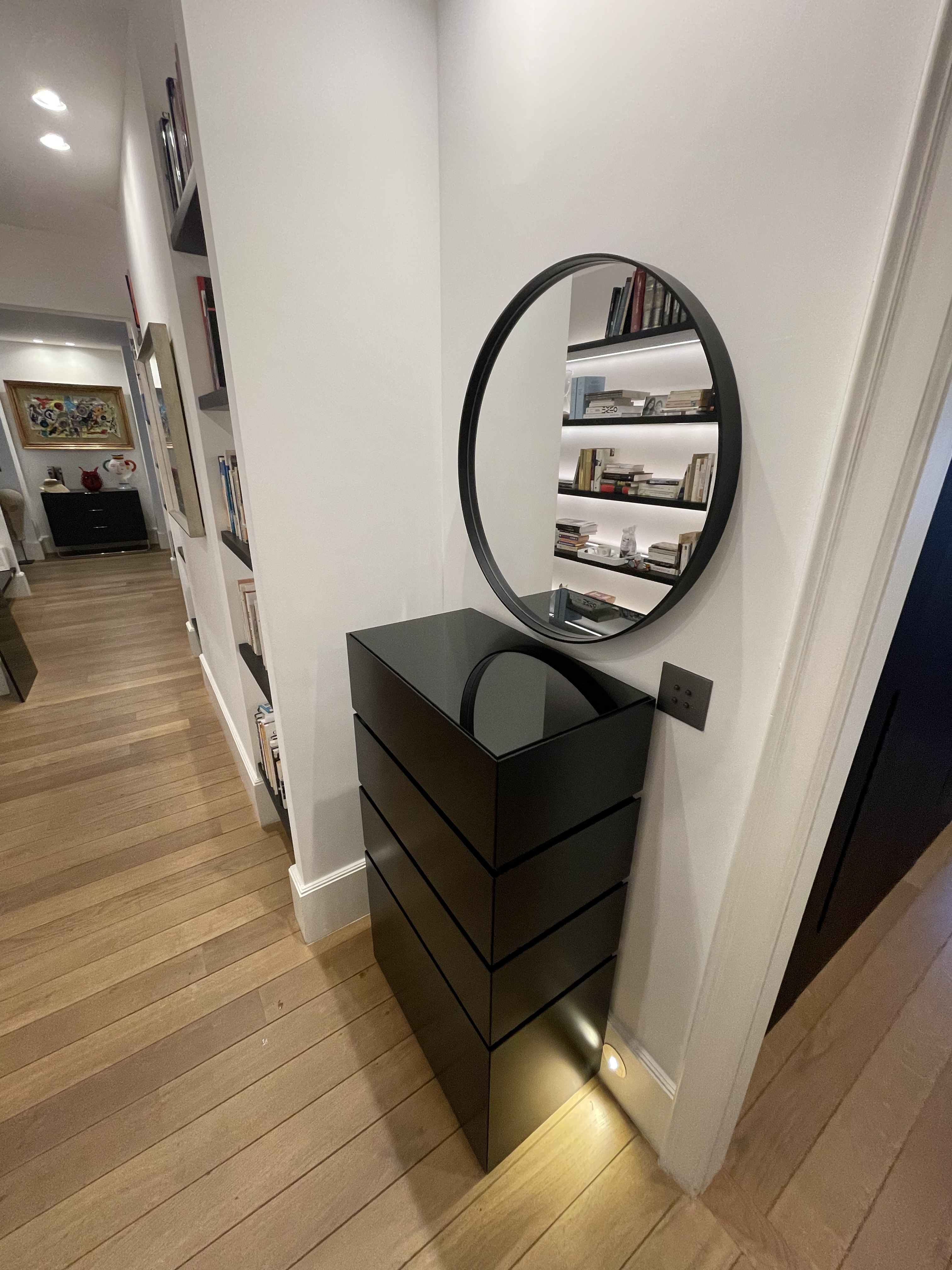 Ensemble commode et miroir