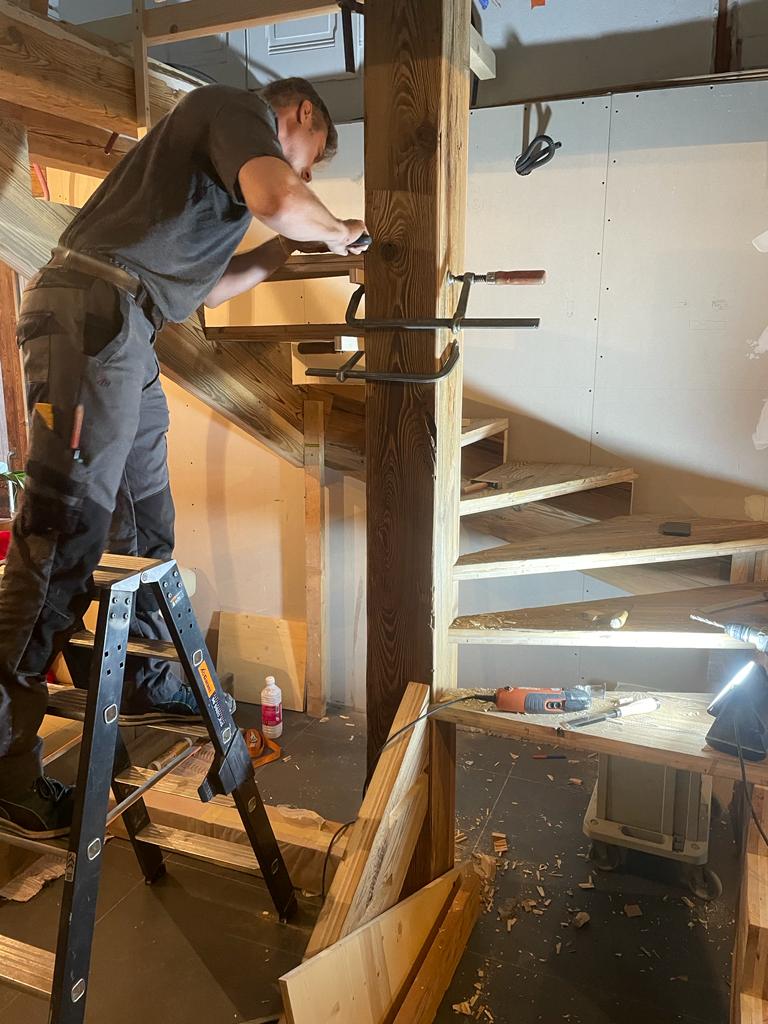 Escalier en bois sur-mesure